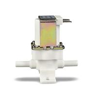 Électrovanne motorisée en plastique, Type à prise rapide, vanne d'entrée de fontaine boire avec support Vertical 12V 24V 220V 1 pièces(Normally Closed,AC220V)