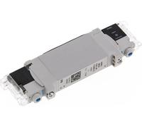electrovanne NC 2x3/2 à bride 24V DC 1.5-7bar/21.0-98psi Fiche rectangulaire H Festo