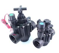 Électrovanne normalement fermée 1-1/2" 2" 220 V 12 V 24 V, vanne en nylon for l'irrigation des jardins agricoles et paysagers(2",24VDC)