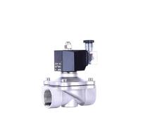 Électrovanne normalement fermée 1-1/4" 1-1/2" en acier inoxydable 220 V 12 V 24 V 110 V 1 pièce(1-1/2",G_380VAC)