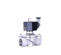 Électrovanne normalement fermée 1/2 3/4 pouce en acier inoxydable 220 V 12 V 24 V 110 V 1 pièce(3/4",NPT_380VAC)