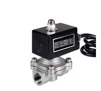 Électrovanne normalement fermée 1/2" DN15, électrovannes en acier inoxydable 304(220VAC)