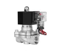 Électrovanne normalement fermée 1/2" DN15 Électrovannes en acier inoxydable(G_110VAC_EPDM-SEAL)