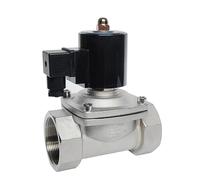 Électrovanne normalement fermée 2" 24 V 12 V 220 V 110 V, étanche IP65, en acier inoxydable(BSP-12VDC-EPDM-SEAL)