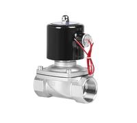 Électrovanne normalement fermée en acier inoxydable, 1 pièce, 1-1/4'', 24 V, 12 V, 220 V, 110 V, vannes eau/gaz(1-1/4"BSP,230VAC VITON-Seal)