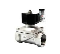 Électrovanne normalement fermée en acier inoxydable, étanche IP65, 1/2", 3/8", 3/4", 1", 220 V, 12 V, 24 V, 110 V(3/4",NPT 240VAC)