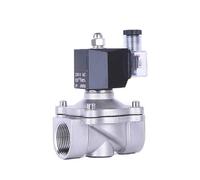 Électrovanne normalement fermée en acier inoxydable IP65 étanche 220 V 12 V 24 V 110 V Électrovanne électrique(45293,230VAC)