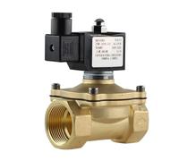 Électrovanne normalement fermée for eau, AC220V, DC12V, DC24V, G3/8", G1/2", G3/4", G1", G1-1/4", G1-1/2"(3 4)