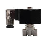 Électrovanne normalement fermée haute pression en acier inoxydable 304, 0,5 à 150 bar, orifice 6 mm G ou NPT 1/4" AC 220 V DC 12 24(G-DC 24V)