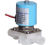 Électrovanne normalement fermée N/C for fontaines à eau rectangulaires basse pression DC24V DN10, électrovanne en plastique for chaude et vapeur, utile