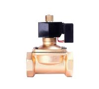 Électrovanne normalement ouverte à économie d'énergie, 1 pièce 3/8", 1/2", 1", 2", vanne de commutation en laiton, vanne d'eau 110 V CA, alimentation 24 h/24 sans chauffage(G-110vac,0.75 Inch)