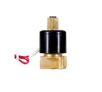 Électrovanne Normalement Ouverte En Laiton, Eau,électrovanne | Structure compacte prenant en charge plusieurs options de connexion filetée(2W-15K 1/2 DC24V)