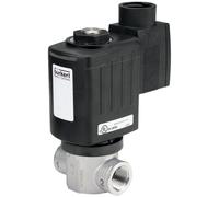 Électrovanne NPT 1/2'' NC Acier inoxydable FKM 0-0.4bar/6psi 24VDC 6027 307773