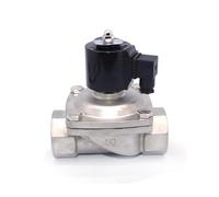 Électrovanne NPT DN50 2 ", basse pression, 24vac, 24vdc, 110vac, 220vac, 12v dc, bobine DIN en acier inoxydable(120VAC)