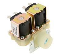 Électrovanne Plastique Normalement Fermée, 12V DC, DN20, Double Tête, pour Distribution d'Eau, 7 x 6,5 cm, Température 0-40°C