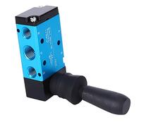 Électrovanne pneumatique 1/4 PT à levier manuel à 5 voies et 2 positions