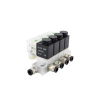 Électrovanne pneumatique 2V025-06 DC12V 24V 220V 110V, 2 électrovannes à air normalement fermées, électrovanne à cartouche 2V025-08(AC110V 4mm fittings)