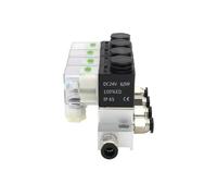Électrovanne pneumatique 2V025-06 DC12V 24V 220V 110V 2 voies normalement fermées Électrovanne magnétique à cartouche 2V025-08(Dc24v 4mm Fittings)