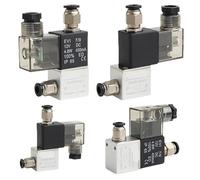Électrovanne pneumatique 2V025-06NO, normalement ouverte, 1/4 pouce, 2 voies, 2 positions, vanne de commande pneumatique 2V025, 1 pièce(12Pcs 2V025-NO AC220,With 6mm)