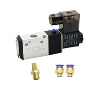 Électrovanne pneumatique 3 voies 2 positions 3V210-08, commande électrique, gaz magnétique, alimentation CC 12 V CC 24 V CA 110 V CA 220 V(PC 8mm Fittings,AC110)
