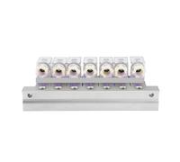Électrovanne pneumatique 3 voies en aluminium 3V1-06, port 1/8" BSP 6 W DC24 V 6 VA AC220 V, collecteur de vannes électriques à gaz à microcontrôleur(8-SET)