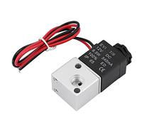Electrovanne Pneumatique, 3v1-06 DC 12v/24v 3 Voies 2 Positions 1/8" Bsp électrovanne Pneumatique Normalement Fermée Pour Contrôler le Débit Correspondant Et Correspondant(DC24V)