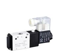 Électrovanne pneumatique 3V110 3V210-08 DC12V DC24V AC220V, 3 voies, 2 positions, vanne de commande directionnelle d'air, vanne magnétique à gaz(3V110-06 AC110V,With 8mm Fittings)