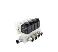 Électrovanne pneumatique 4F 2V025-06 DC12V 24V 220V 110V, 2 électrovannes à air normalement fermées, électrovanne à cartouche 2V025-08(DC24V 4mm fittings)