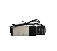 Électrovanne pneumatique 4V110-06 4V210-08 4V220-08 4V310-10 DC 12V 24V AC 220V 110V, vanne magnétique électrique, Port à 5 voies(4v220-08,AC220V)