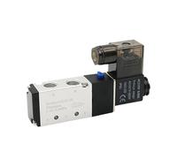 Électrovanne pneumatique 4V210-08 1 pièce - Vanne de régulation air/gaz 5/2 voies avec bobine multitension (DC12 V-AC220 V)(4V210-08,DC12)