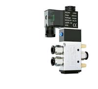 Électrovanne pneumatique 4V210-08 5/2 voies DC24V AC220V, vanne de régulation d'air à double bobine(4V210-08-7F)