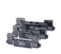 Électrovanne pneumatique 4V220-08/06, 5 voies, 2 positions, DC12V, DC24V, AC110V, AC220V, Double bobine, vanne de commande d'air pneumatique(4V220-08,AC110V)