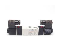 Électrovanne pneumatique 4V230-08C 5 voies 3 positions 6,35 mm DC12 V DC24 V AC 110 V AC220 V WWECCQIJ (AC24 V)