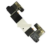 Électrovanne pneumatique 4V230C/4V230E/4V230P-06/08 Double bobine Orifice 1/8 1/4 24(DC12V_LED PLUG TYPE)