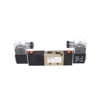 Électrovanne pneumatique 4V230C/E/P-08 5 voies 3 positions 6,35 mm DC12 V DC24 V AC110 V AC220 V (4V230E-08 AC220V)
