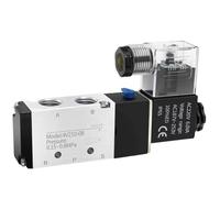 Électrovanne pneumatique 4V310/410 - Commande électromagnétique 5 voies 2 positions for applications Gas et gaz(4V410-15 DC24V)