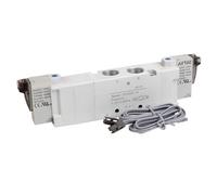 Électrovanne pneumatique 5/3 voies à double solénoïde, inverseur, 1 pièce(5V330P-10,DC24V)