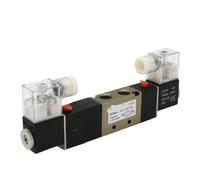 Électrovanne Pneumatique 5 Voies 3 Positions 1/4" Double Bobine 4V230C-08 4V230E-08 4V230P-08(4V230E-08 DC24V)