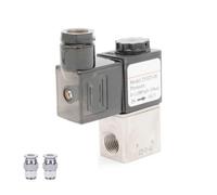 Électrovanne pneumatique 6,35 mm PT 2V025-08 DC12V/DC24V/AC110V/AC220V Direct normalement fermé électrique 2/2 voies 2 positions (2V025-08 PT1/4'' DC24V) (2V025-08 PT1/4") (2V025-08 PT1/4'') AC22