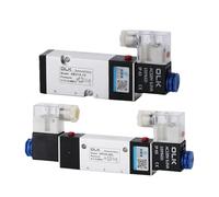 Électrovanne pneumatique à 2 positions et 5 ports, 10 pièces, 4M220-08/4M320-10/4M420-15, DC12V DC24V AC110V AC220V, Double bobine(4M420-15,AC110V)