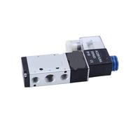 Électrovanne pneumatique à 2 positions et 5 positions, 4V110-06 4V210-08 4V310-10 4V410-15, DC12V DC24V AC110V AC220V(Only 4V410-15,DC12V)