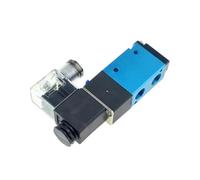 Électrovanne pneumatique à 3 voies, 2 positions, 12 V, 24, 220, commande électrique, vanne magnétique gaz, raccord de tuyau 10 mm, 6, 8(Without Fittings,AC 220V)