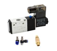 Électrovanne pneumatique à 3 voies, 2 positions, 3V210-08, commande électrique, vanne magnétique à gaz, 12 V CC, 24 V CA, 110 V CA, 220 V, 1 pièce(SL 10mm Adjust,DC24)