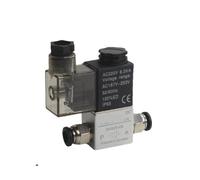 Électrovanne pneumatique à Air 2V025-08 Dc12v 24v 220v 2V025-06, 2 positions, ports, vanne magnétique normalement fermée, 1 pièces(2V025-06 10MM)