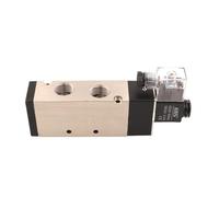 Électrovanne pneumatique à air 4V410-15, port à 5 voies, 2 positions, vanne magnétique électrique pneumatique à gaz, DC12V 24V AC110V 220V, bobine Volt(AC220V)