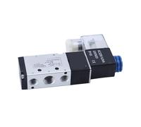 Électrovanne pneumatique à air Électrovanne pneumatique à 2 positions et 5 positions, 4V110-06 4V210-08 4V310-10 4V410-15, DC12V DC24V AC110V AC220V(4V310-10 PC8-03,AC110V)