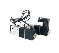 Électrovanne pneumatique à air Électrovanne pneumatique électrique 3V110-06, contrôle de l'air et du gaz magnétique, 2 positions, 3 ports, DC12V 24V AC110V 220V, bobine Volt(W 3V110-06-NC,AC220V)