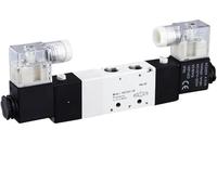 Électrovanne pneumatique à cinq voies à trois positions - 4V130C-06, 4V230C-08, 4V330C-10, 4V430C-15 for l'automatisation industrielle(V130C-06-AC110V)