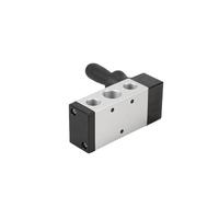 Électrovanne pneumatique à commande manuelle 3H/4H210/310/410-08/10/15, vanne mécanique à inversion manuelle(3H410-15)