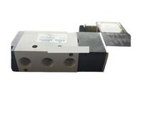 Électrovanne pneumatique à simple bobine 4V210-06 4V210-08 1/8" 1/4" 5/2 voies avec câble de connexion et voyant LED(4V210-06,AC24V_WIRE LEAD TYPE)